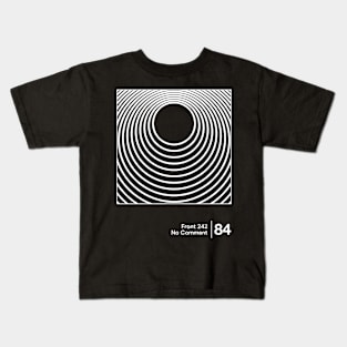 No Comment / Minimalist Graphic Artwork Design Kids T-Shirt